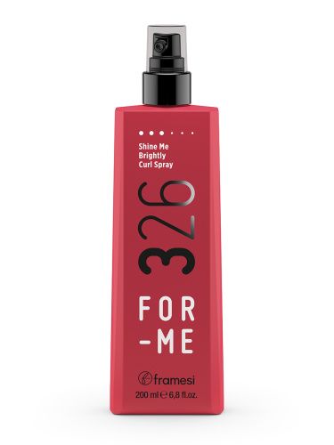 Спрей для формирования локонов FRAMESI FOR-ME 326 SHINE ME BRIGHTLY CURL SPRAY 200 мл купить в Минске. Доставка по Беларуси