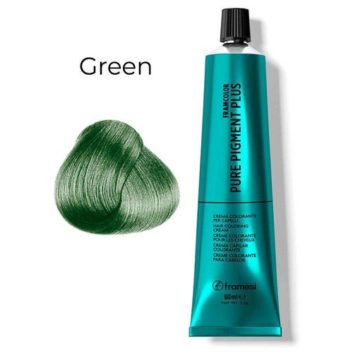 Прямой пигмент FRAMCOLOR PURE PIGMENT PLUS /11 Зелёный 60 мл купить в Минске. Доставка по Беларуси