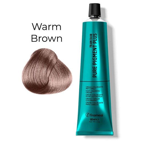 Прямой пигмент FRAMCOLOR PURE PIGMENT PLUS /64 Тёплый каштановый 60 мл купить в Минске. Доставка по Беларуси