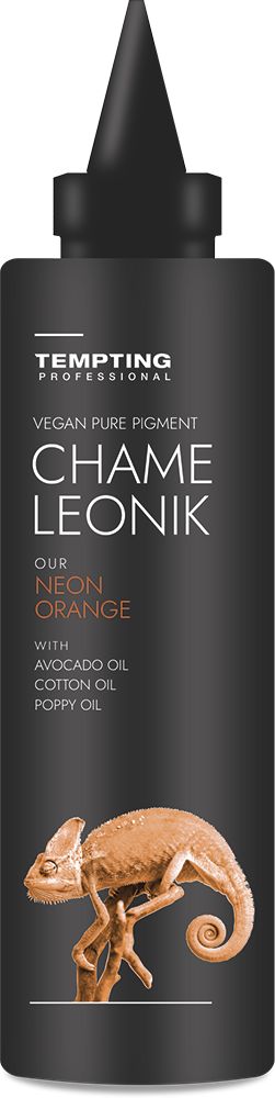 Прямой пигмент для волос (неон)/ Chameleonik Neon Orange Pure Pigment. Оранжевый, 150 мл купить в Минске. Доставка по Беларуси