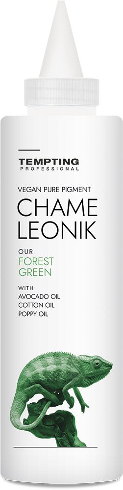 Прямой пигмент для волос / Chameleonik Forest Green Pure Pigment. Зелёный, 150 мл купить в Минске. Доставка по Беларуси
