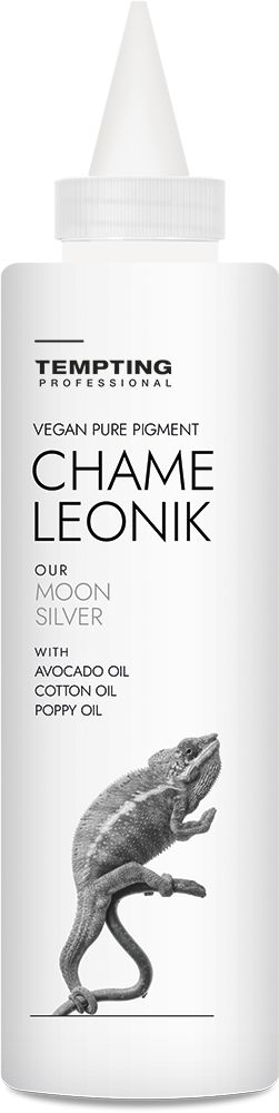 Прямой пигмент для волос / Chameleonik Moon Silver Pure Pigment. Серебрянный, 150 мл купить в Минске. Доставка по Беларуси