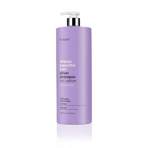 Шампунь тонирующий с фиолетовым пигментом / Abh/ silver shampoo no-yellow 1000 мл купить в Минске. Доставка по Беларуси